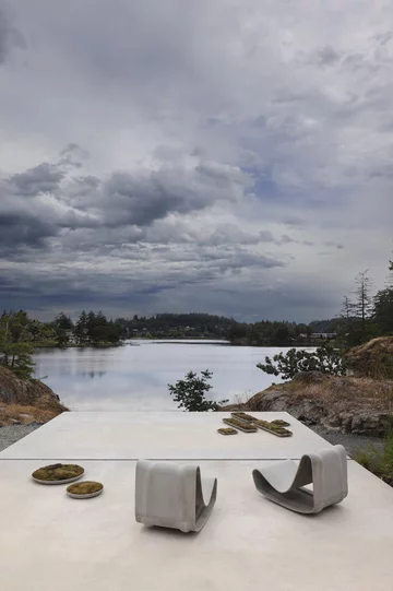 Shoreline House. Nowoczesny dom na wybrzeżu, projekt: Splyce 