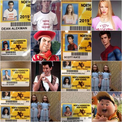 Miniatura: Legitymacje szkolne uczniów liceum North...