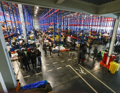 Miniatura: Kryzys na granicy. Nagrano przepychanki...