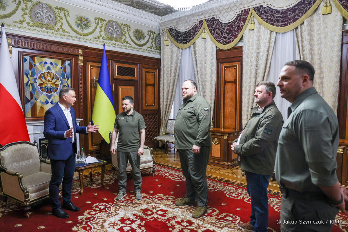 Andrzej Duda z wizytą na Ukrainie 