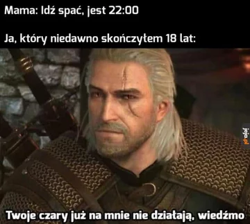 Mem inspirowany grami z serii Wiedźmin 