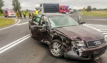 Wypadek zarejestrowany z&nbsp;drona