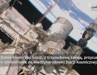 Miniatura: Sojuz zadokował do Międzynarodowej Stacji...