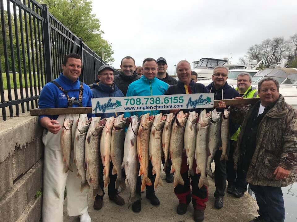 Prezydent Andrzej Duda na rybach w USA 
