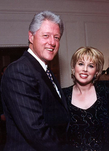 Rita Cosby i Bill Clinton 