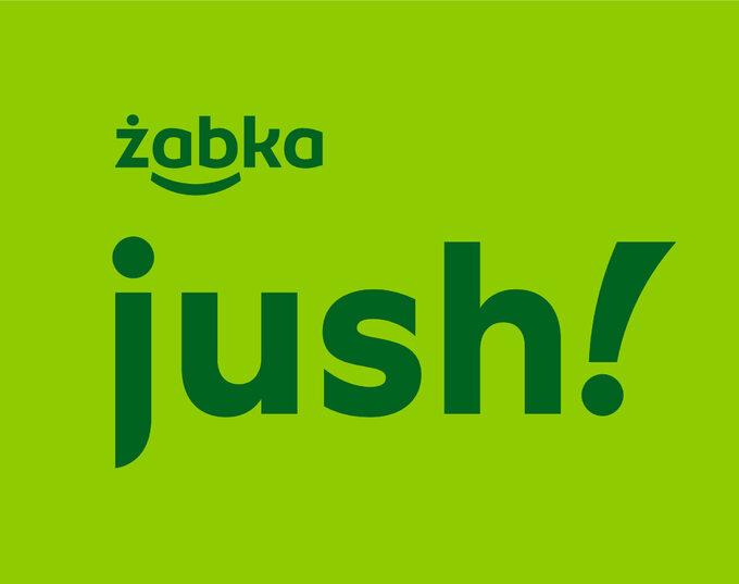 Żabka Jush – logo
