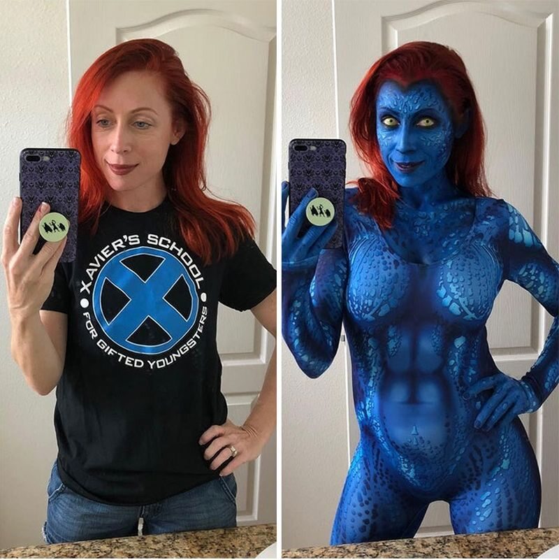 Brenna Mazzoni jako Mystique (X-Men) 