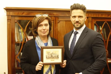 Małogrzata Kidawa-Błońska, Piotr Cieśliński 