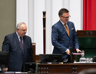 Miniatura: Tego jeszcze nie było. Obrady Sejmu będzie...