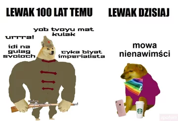 Mem z napakowanym i płaczącym pieskiem 