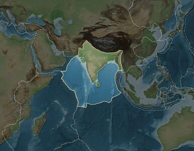 Miniatura: Indyjska płyta tektoniczna zaczęła się...