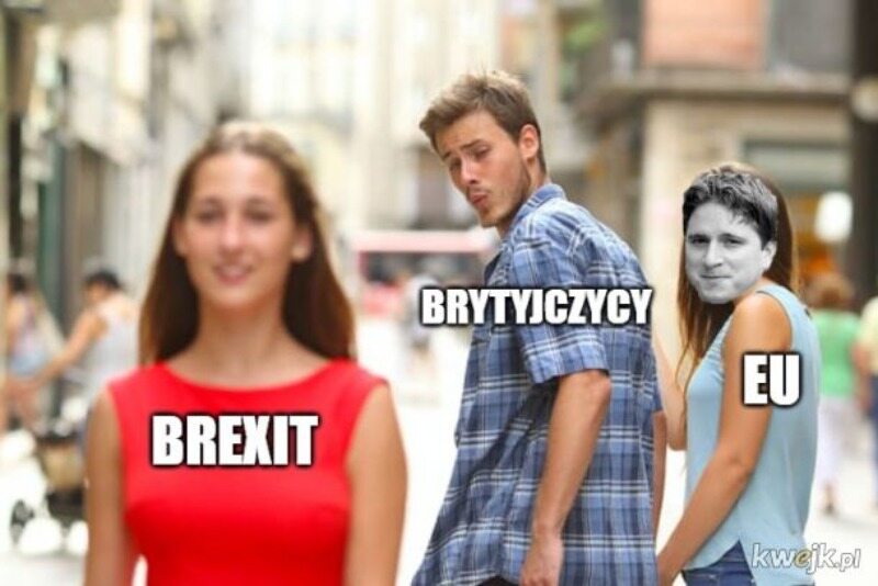 Mem związany z brexitem 