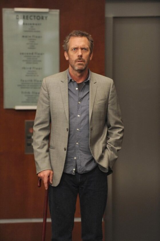 Hugh Laurie w roli dr House'a 