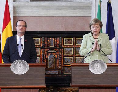 Miniatura: Hollande jak Sarkozy - z Merkel spotka się...