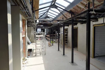 Prace budowlane w Muzeum Polskiej Wódki 