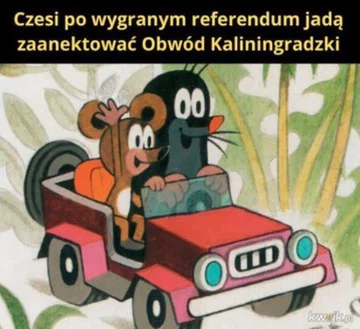 Mem z przejęcia Kaliningradu przez Czechy 