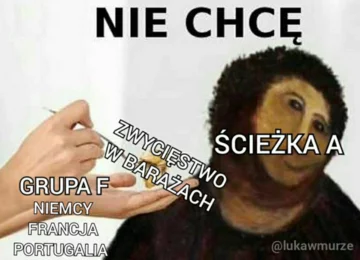 Mem po losowaniu grup Euro 2020 