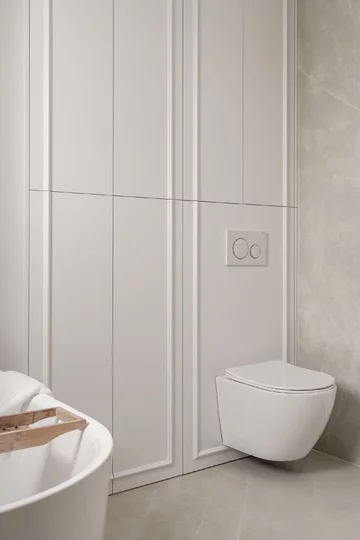 Eleganckie wnętrze zatopione w beżach, projekt: Architektownia 