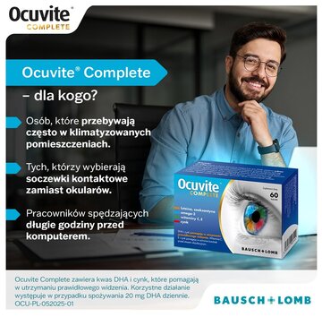 Ocuvite&reg; Complete &ndash; dla&nbsp;kogo?&nbsp;&ndash; infografika