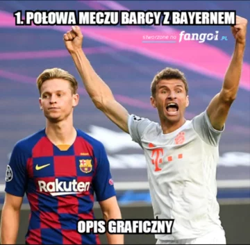 Mem po meczu FC Barcelony z Bayernem Monachium 