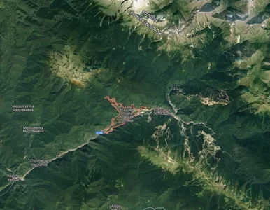 Miniatura: Tam ma stanąć pałac Łukaszenki. W tle...