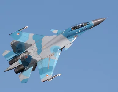 Miniatura: Rosyjski myśliwiec rozbił się przy granicy...