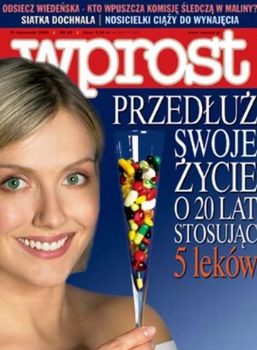 Okładka tygodnika Wprost nr 47/2004 (1147)