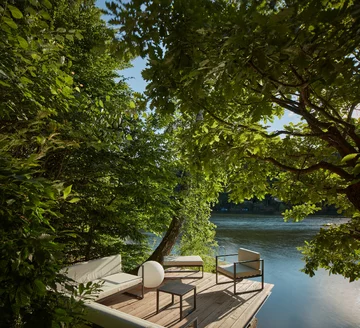 Drewniany domek nad jeziorem, projekt Prodesi / Domesi Linka, domek nad jeziorem, Prodesi/Domesi