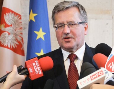 Miniatura: Komorowski: ukraińska opozycja jest...