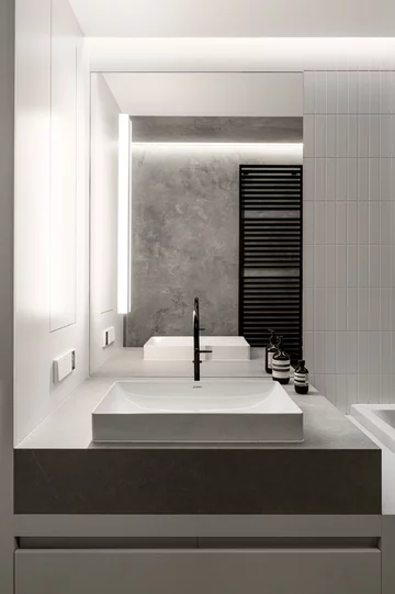 Nowoczesny apartament w Bydgoszczy, projekt CXA 