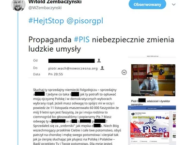 Miniatura: Hejter powołał się na dziecko i uniknął...