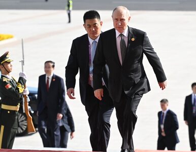 Miniatura: Kamery uchwyciły Putina w Pekinie. Na...