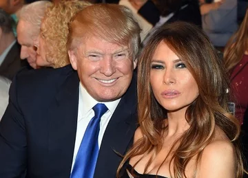 Obecna żona Melania Trump 