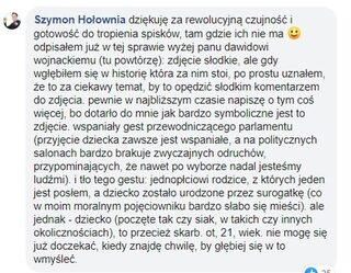 Szymon Hołownia odpowiada na pytania o usunięte zdjęcie