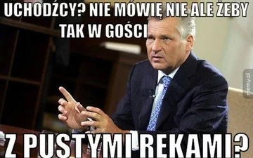 Mem z Aleksandrem Kwaśniewskim 