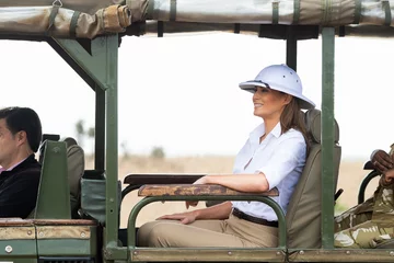 Melania Trump w Parku Narodowym w Nairobi 