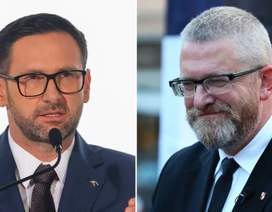 Miniatura: Daniel Obajtek i Grzegorz Braun na...