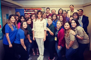 Wizyta Melanii Trump w Teksasie 