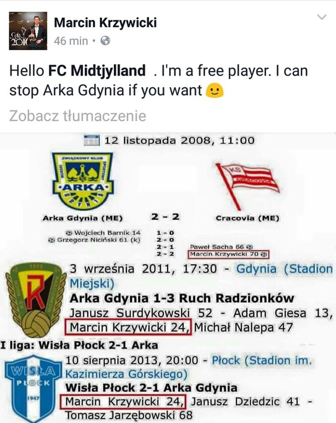 Memy po meczu Arki Gdynia z  FC Midtjylland 