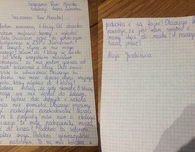 Miniatura: 11-latka napisała list do minister...