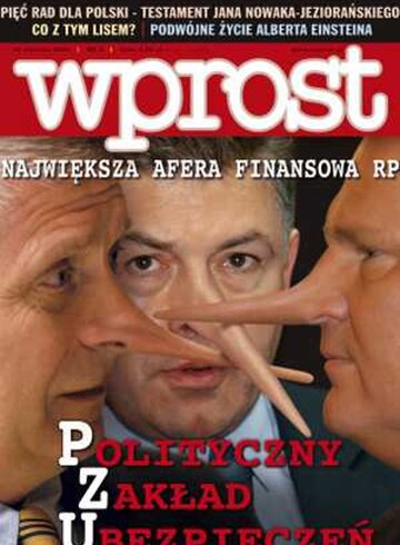 Okładka tygodnika Wprost nr 4/2005 (1156)