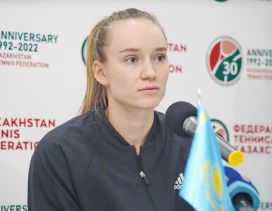 Miniatura: Jelena Rybakina wściekła na decyzję WTA....