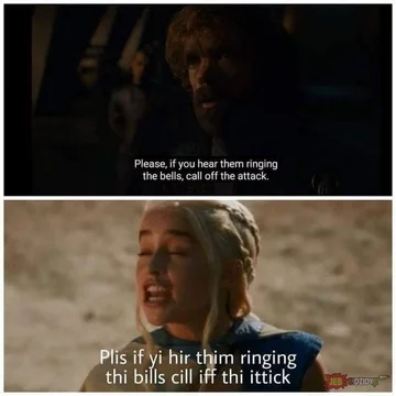 Mem komentujący przemianę Daenerys Targaryen w „Grze o tron” 