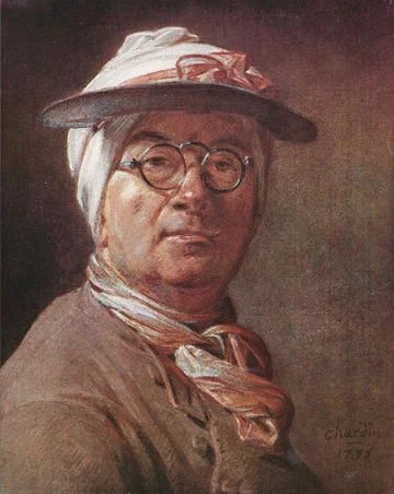 Jean Chardin. Autoportret z 1775 roku 