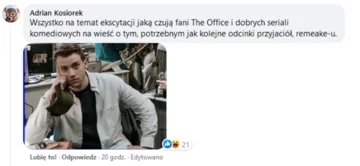 Wpis inspirowany informacją o polskiej wersji serialu „The Office”/„Biuro” 