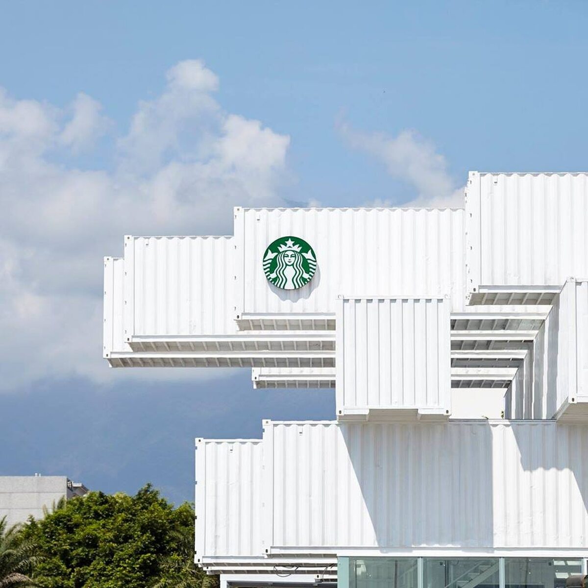 Starbucks w kontenerach Starbucks w kontenerach na Tajwanie