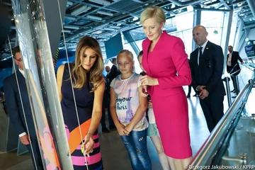 Agata Kornhauser-Duda i Melania Trump 