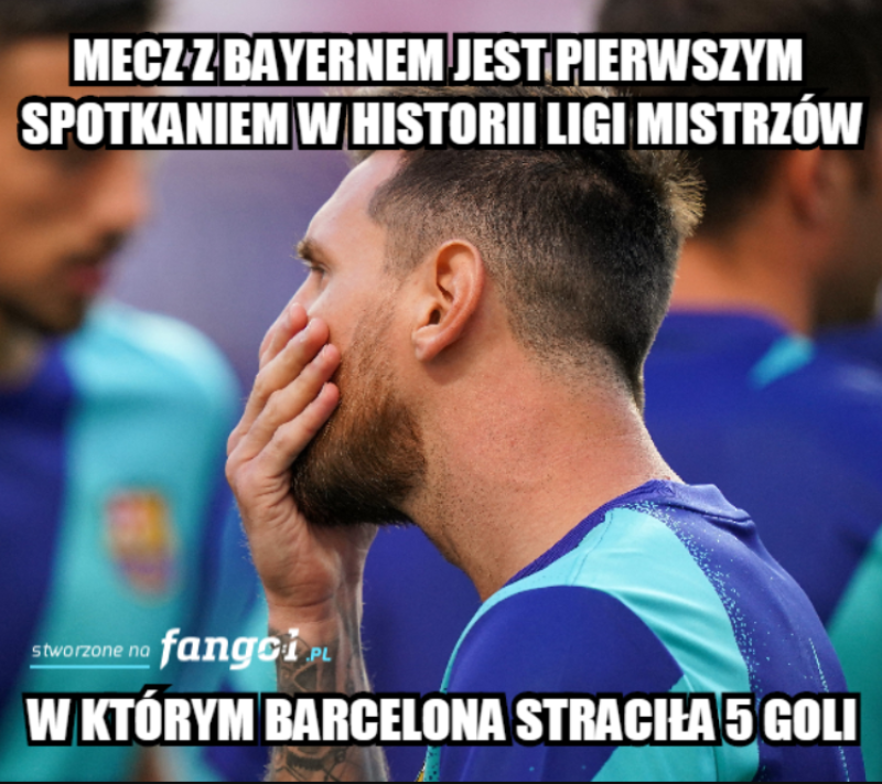 Mem po meczu FC Barcelony z Bayernem Monachium 