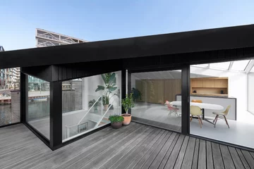 Dom na łodzi w Holandii, projekt i29 Dom na łodzi, projekt, i29, Holandia