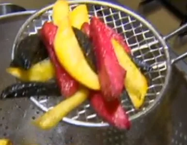 Miniatura: W Belgii sprzedają... trójkolorowe frytki